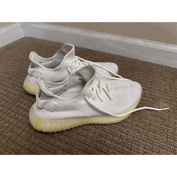 Adidas Yeezy Boost 350 V2 Cream Triple White Mens Sneakers Shoes Size US 9.5 - Picture 2 of 15